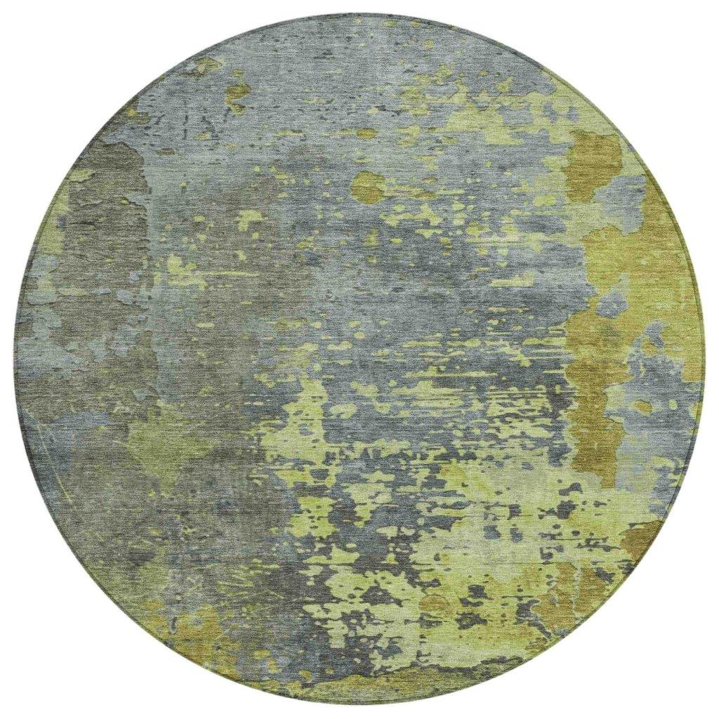 Elon Green Washable Indoor - Outdoor Rug - LOOMLAN - LOOMLAN Rugs - Outdoor Rugs