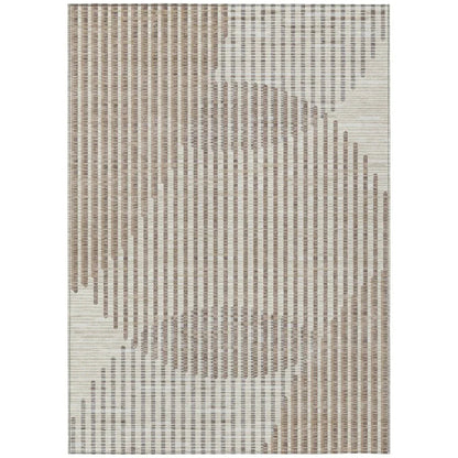 Elowen Beige Washable Indoor-Outdoor Rug-Outdoor Rugs-LOOMLAN Rugs-2'6" x 3'10"-LOOMLAN
