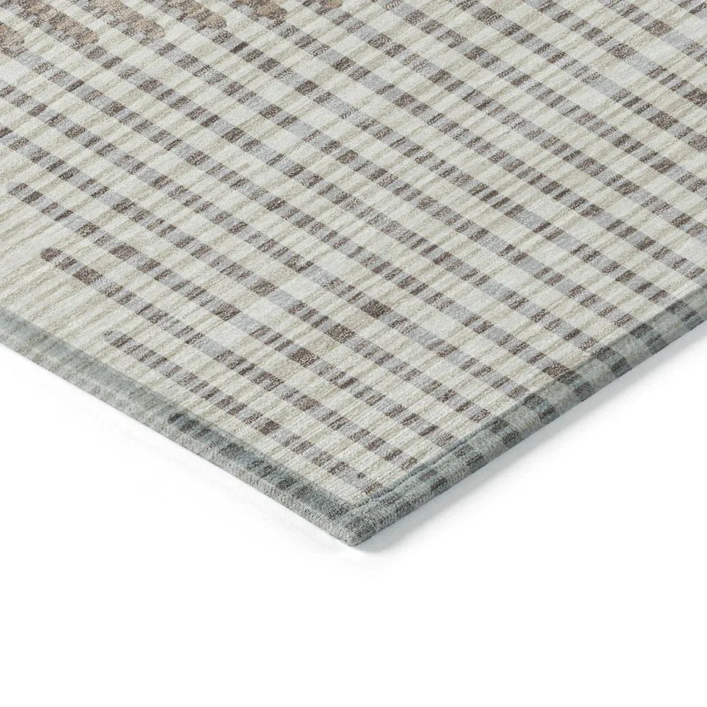 Elowen Beige Washable Indoor-Outdoor Rug-Outdoor Rugs-LOOMLAN Rugs-LOOMLAN
