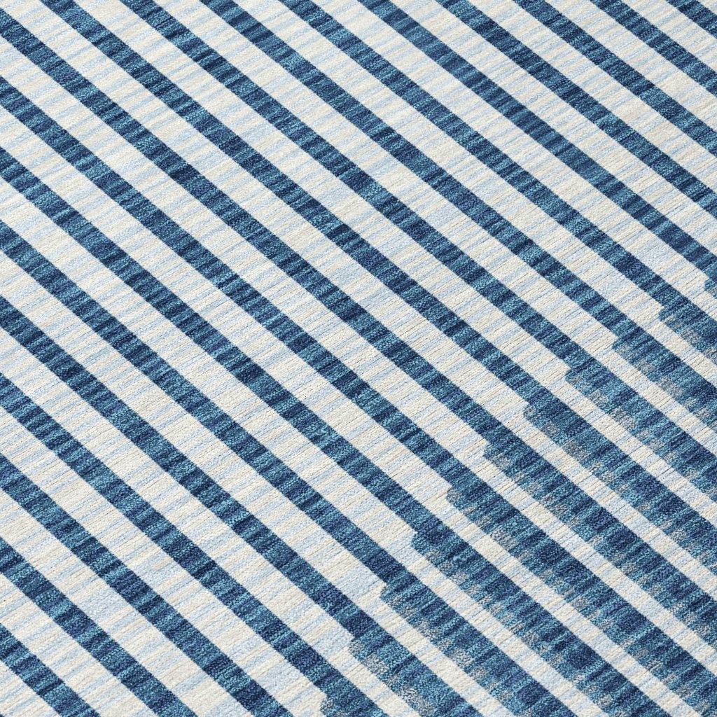 Elowen Blue Washable Indoor-Outdoor Rug-Outdoor Rugs-LOOMLAN Rugs-LOOMLAN