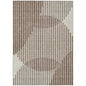 Elowen Brown Washable Indoor-Outdoor Rug-Outdoor Rugs-LOOMLAN Rugs-2'6" x 3'10"-LOOMLAN