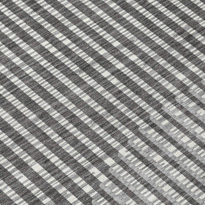 Elowen Charcoal Washable Indoor-Outdoor Rug-Outdoor Rugs-LOOMLAN Rugs-LOOMLAN