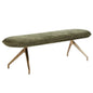 Elowen Fabric OvalBackless Bench - LOOMLAN - SUNPAN - Bedroom Benches