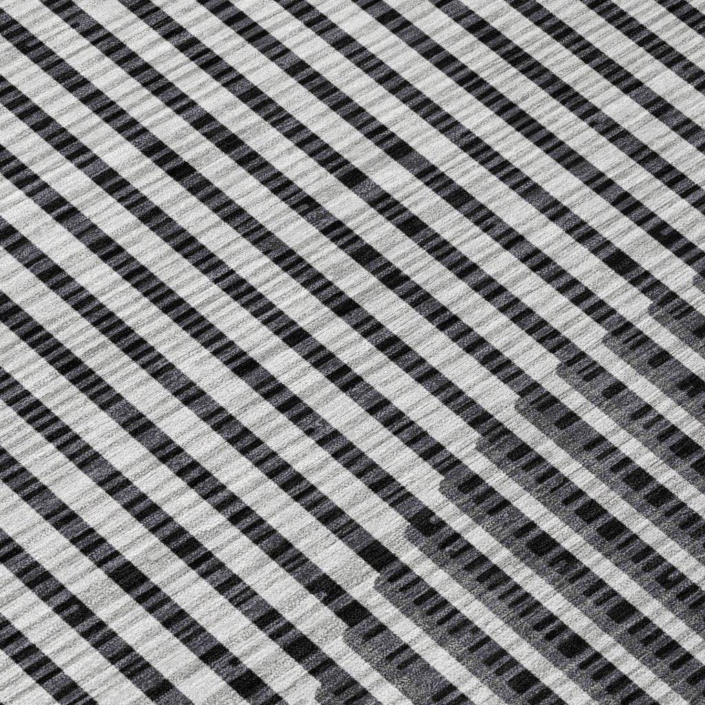 Elowen Gray Washable Indoor-Outdoor Rug-Outdoor Rugs-LOOMLAN Rugs-LOOMLAN