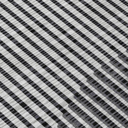 Elowen Gray Washable Indoor-Outdoor Rug-Outdoor Rugs-LOOMLAN Rugs-LOOMLAN