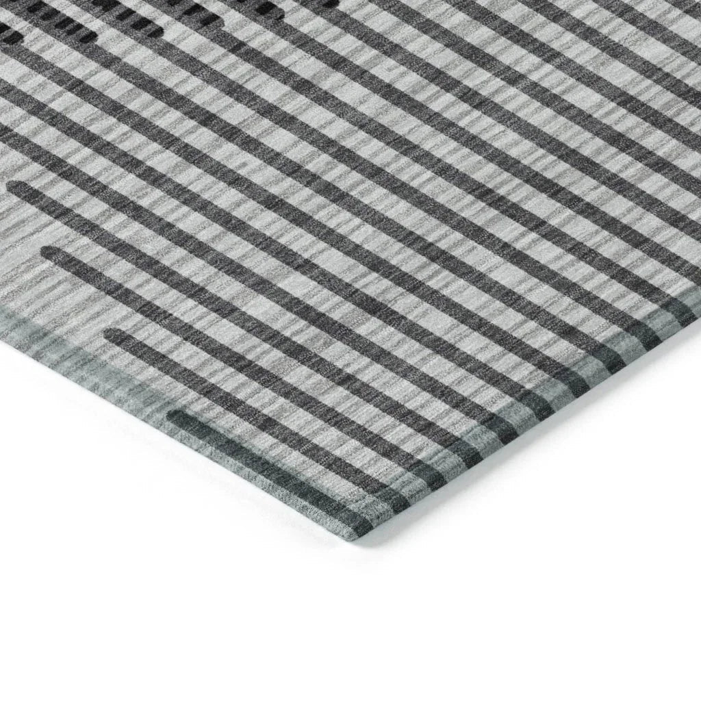 Elowen Gray Washable Indoor-Outdoor Rug-Outdoor Rugs-LOOMLAN Rugs-LOOMLAN