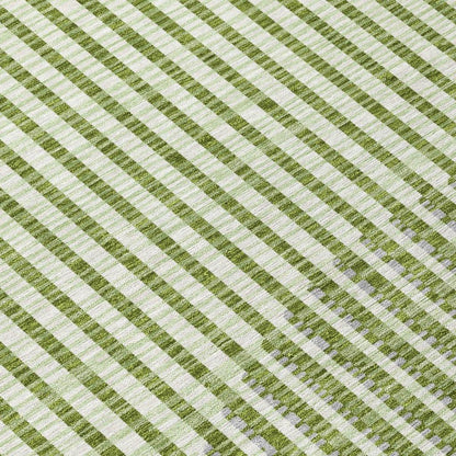 Elowen Green Washable Indoor-Outdoor Rug-Outdoor Rugs-LOOMLAN Rugs-LOOMLAN