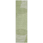 Elowen Green Washable Indoor-Outdoor Rug-Outdoor Rugs-LOOMLAN Rugs-2'3" x 7'6"-LOOMLAN