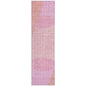 Elowen Pink Washable Indoor-Outdoor Rug-Outdoor Rugs-LOOMLAN Rugs-2'3" x 7'6"-LOOMLAN