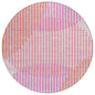 Elowen Pink Washable Indoor-Outdoor Rug-Outdoor Rugs-LOOMLAN Rugs-8' x 8'-LOOMLAN