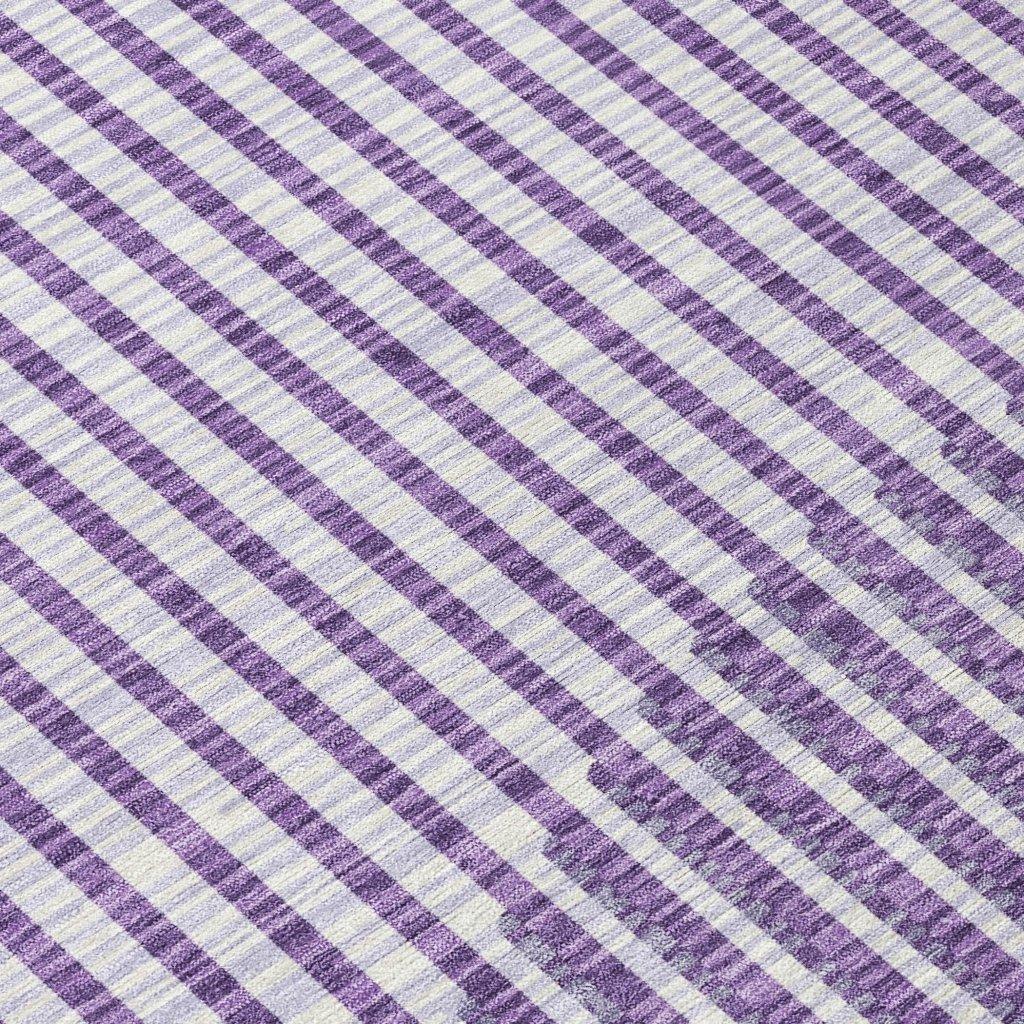 Elowen Purple Washable Indoor-Outdoor Rug-Outdoor Rugs-LOOMLAN Rugs-LOOMLAN