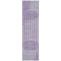Elowen Purple Washable Indoor-Outdoor Rug-Outdoor Rugs-LOOMLAN Rugs-2'3" x 7'6"-LOOMLAN