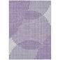 Elowen Purple Washable Indoor-Outdoor Rug-Outdoor Rugs-LOOMLAN Rugs-2'6" x 3'10"-LOOMLAN