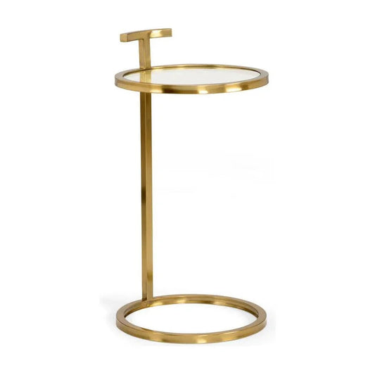 Elsie Sturdy Steel Framed Round Table - LOOMLAN - Wildwood - Side Tables