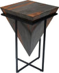 Elsinra Wooden Square Accent Table
