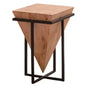 Elsinra Wooden Square Accent Table