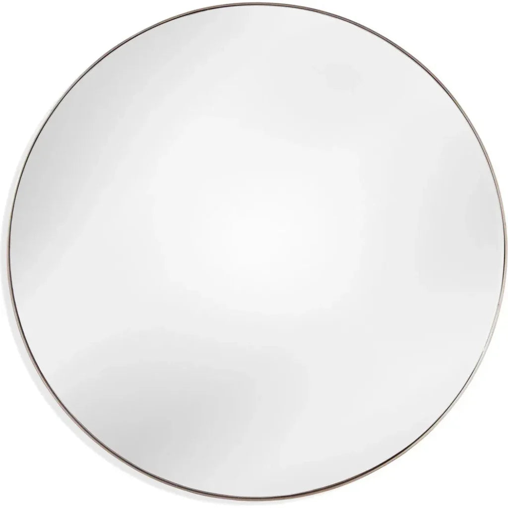 Eltham Metal Silver Wall Mirror - LOOMLAN - Bassett Mirror - Wall Mirrors