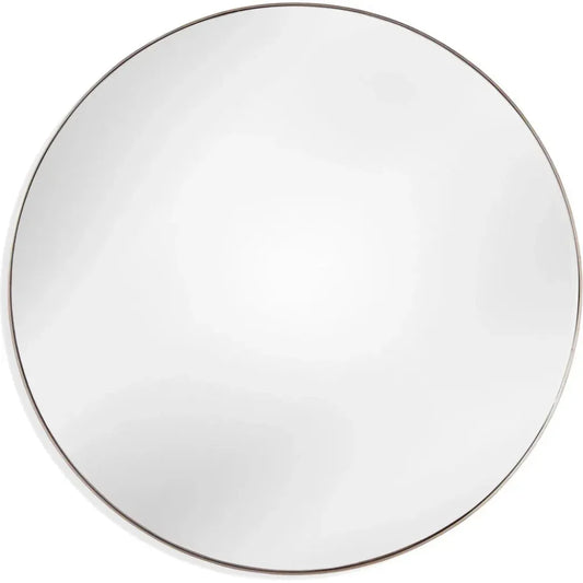 Eltham Metal Silver Wall Mirror - LOOMLAN - Bassett Mirror - Wall Mirrors