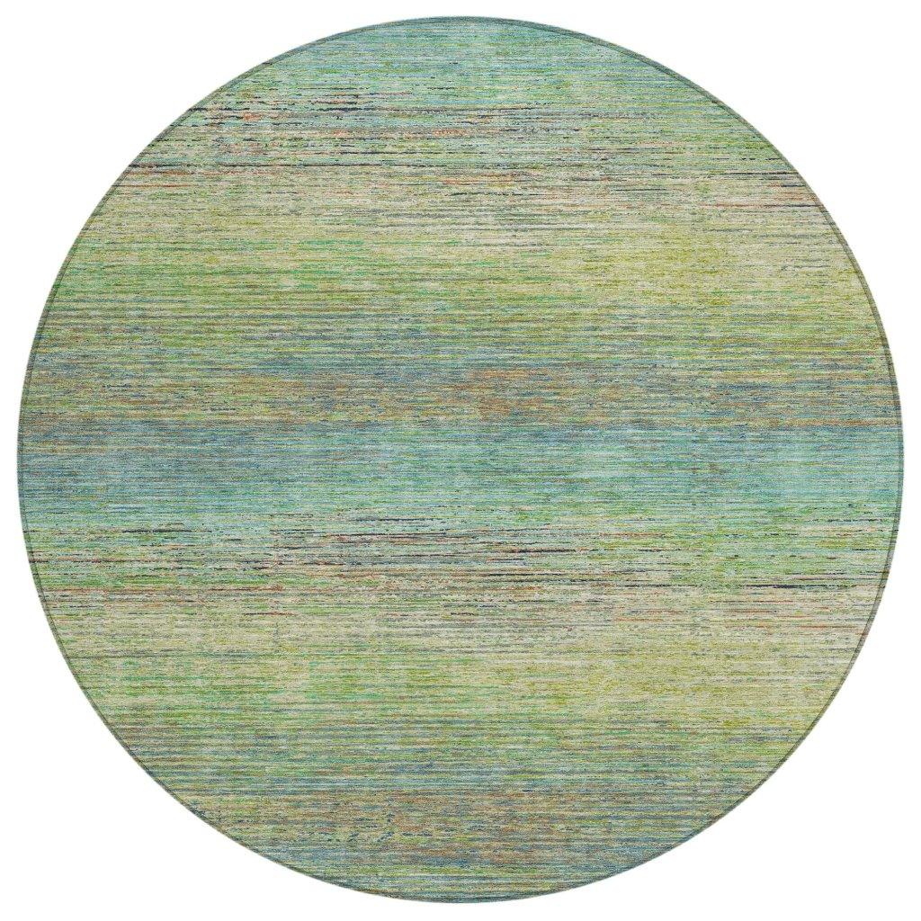 Elu Green Washable Indoor - Outdoor Rug - LOOMLAN - LOOMLAN Rugs - Outdoor Rugs