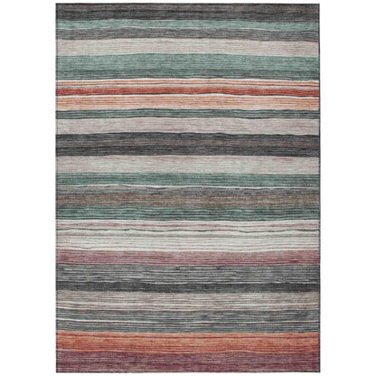 Elyn Blue Washable Indoor-Outdoor Rug