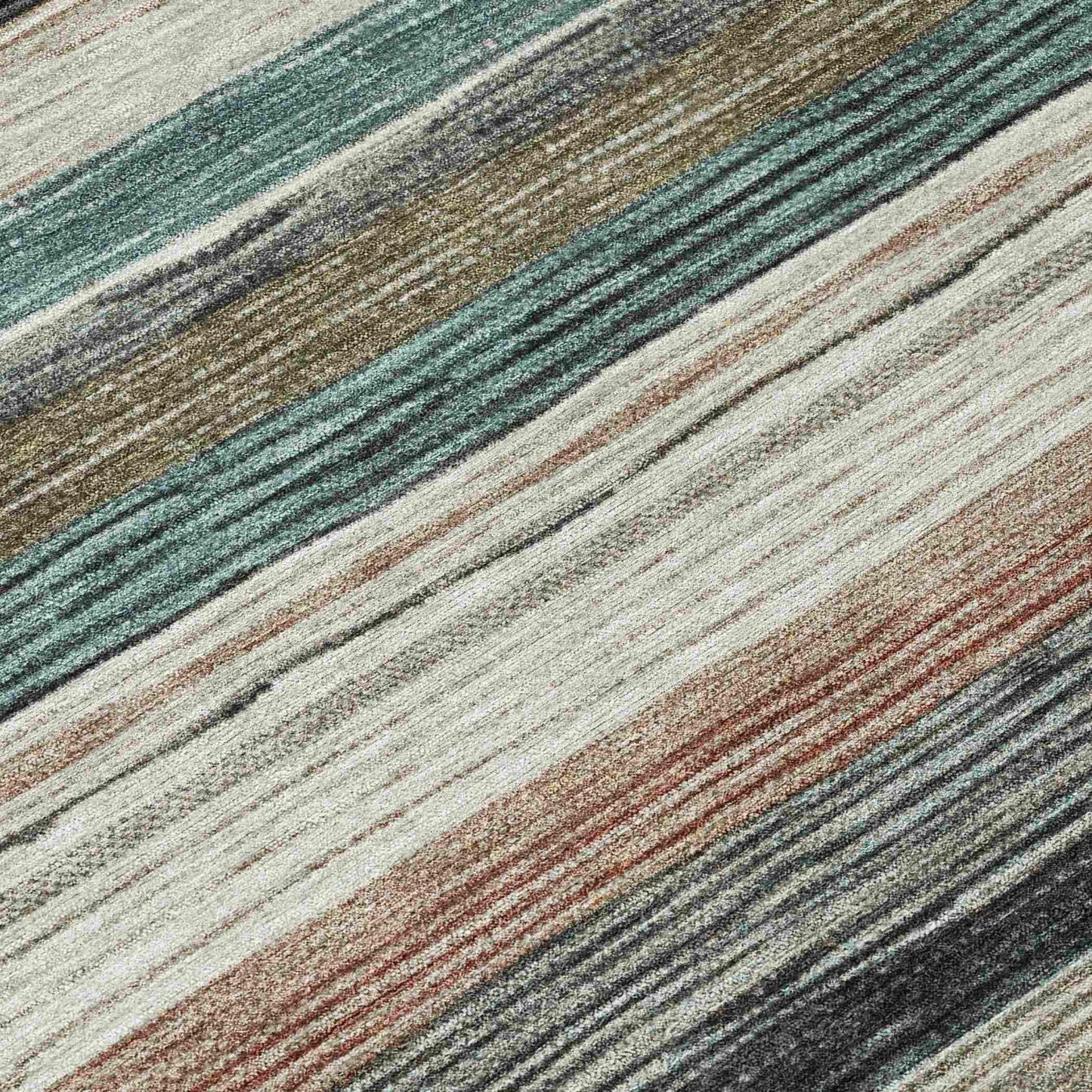 Elyn Brown Washable Indoor-Outdoor Rug