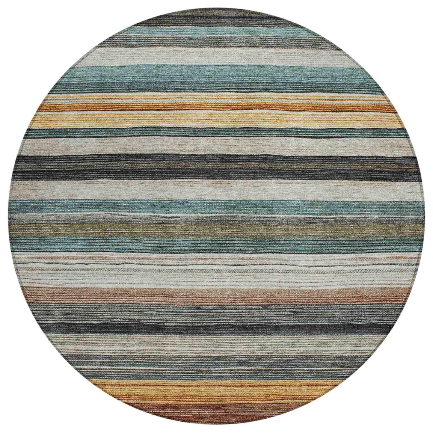 Elyn Brown Washable Indoor-Outdoor Rug