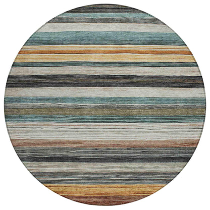 Elyn Brown Washable Indoor-Outdoor Rug