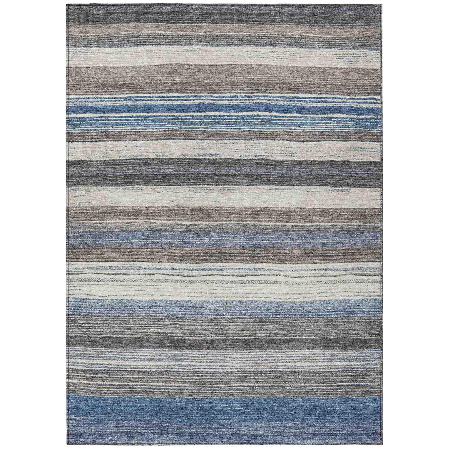 Elyn Denim Washable Indoor-Outdoor Rug
