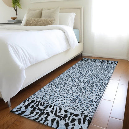 Elyvia Blue Washable Indoor - Outdoor Rug - LOOMLAN - LOOMLAN Rugs - Outdoor Rugs