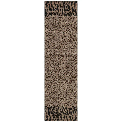 Elyvia Brown Washable Indoor - Outdoor Rug - LOOMLAN - LOOMLAN Rugs - Outdoor Rugs