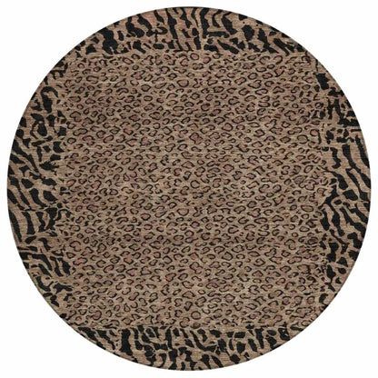 Elyvia Brown Washable Indoor - Outdoor Rug - LOOMLAN - LOOMLAN Rugs - Outdoor Rugs