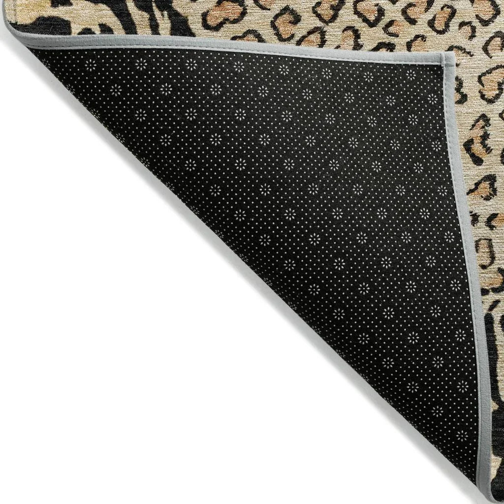 Elyvia Gold Washable Indoor - Outdoor Rug - LOOMLAN - LOOMLAN Rugs - Outdoor Rugs