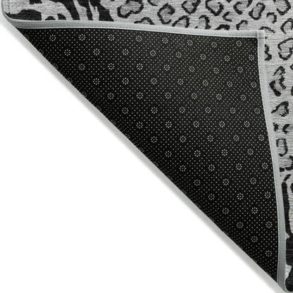 Elyvia Gray Washable Indoor - Outdoor Rug - LOOMLAN - LOOMLAN Rugs - Outdoor Rugs