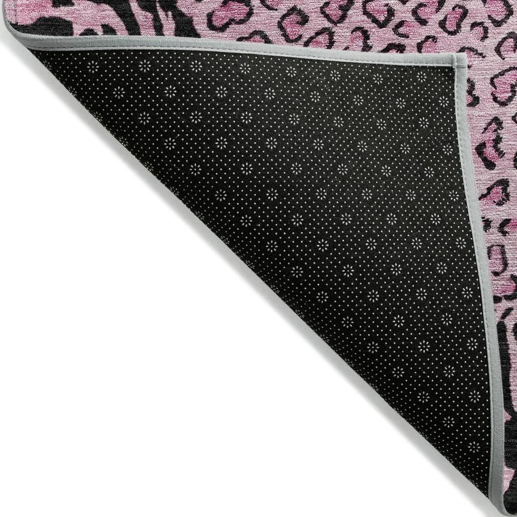 Elyvia Pink Washable Indoor - Outdoor Rug - LOOMLAN - LOOMLAN Rugs - Outdoor Rugs