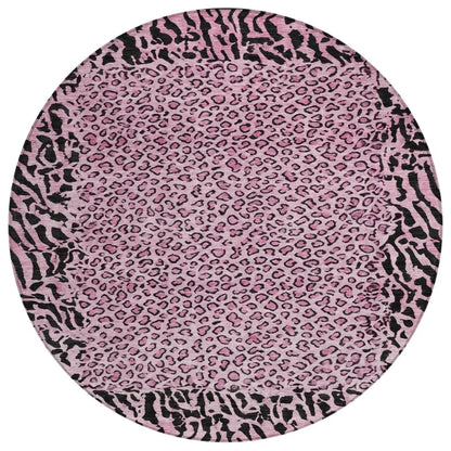 Elyvia Pink Washable Indoor - Outdoor Rug - LOOMLAN - LOOMLAN Rugs - Outdoor Rugs