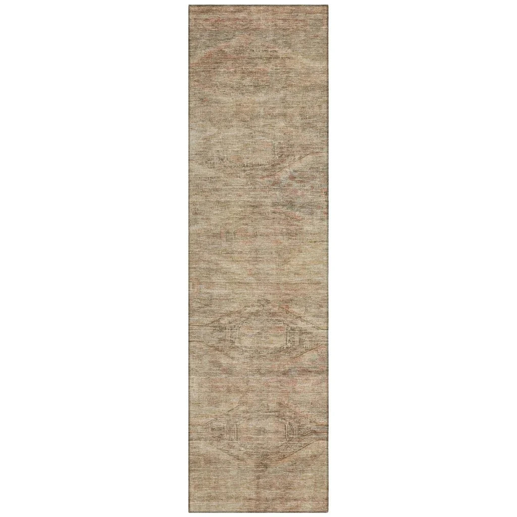 Emalisse Beige Washable Indoor - Outdoor Rug - LOOMLAN - LOOMLAN Rugs - Outdoor Rugs