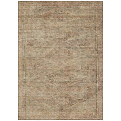 Emalisse Beige Washable Indoor - Outdoor Rug - LOOMLAN - LOOMLAN Rugs - Outdoor Rugs