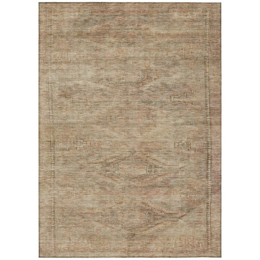 Emalisse Beige Washable Indoor - Outdoor Rug - LOOMLAN - LOOMLAN Rugs - Outdoor Rugs