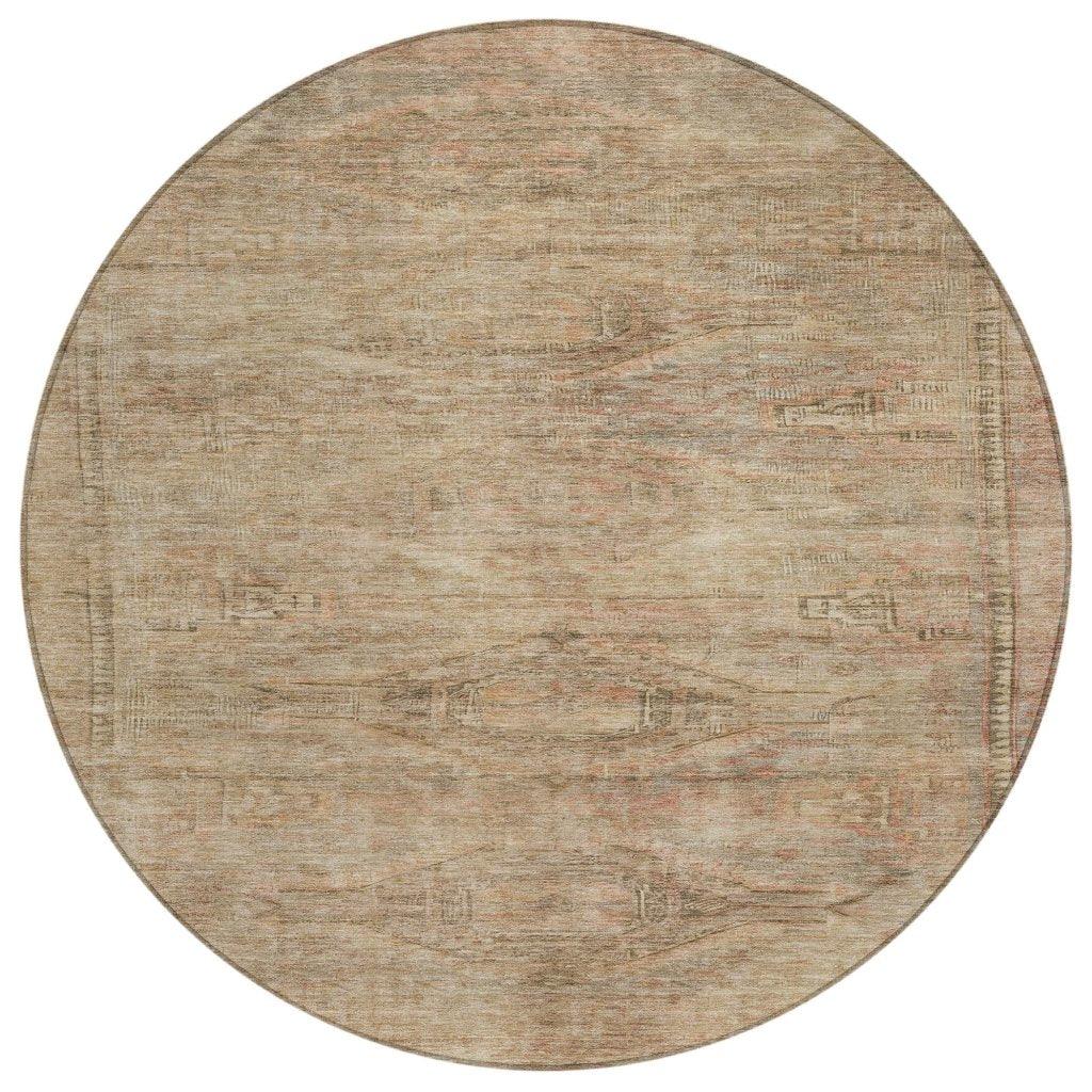 Emalisse Beige Washable Indoor - Outdoor Rug - LOOMLAN - LOOMLAN Rugs - Outdoor Rugs