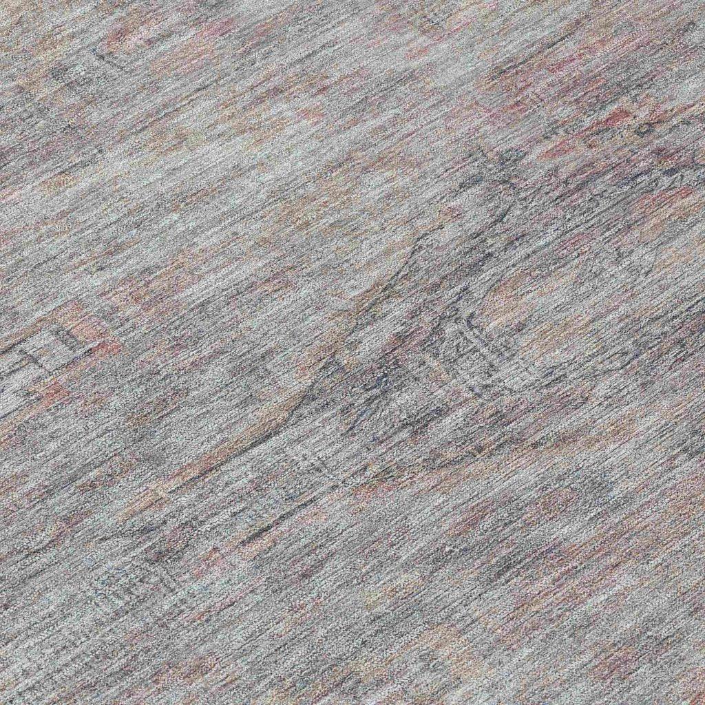 Emalisse Gray Washable Indoor - Outdoor Rug - LOOMLAN - LOOMLAN Rugs - Outdoor Rugs