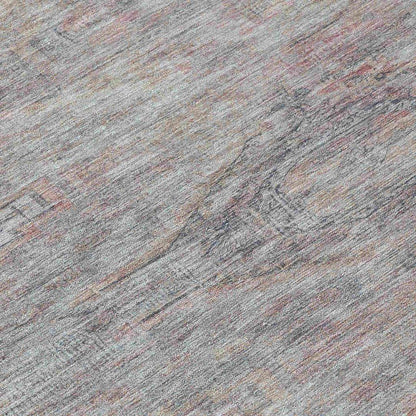 Emalisse Gray Washable Indoor - Outdoor Rug - LOOMLAN - LOOMLAN Rugs - Outdoor Rugs