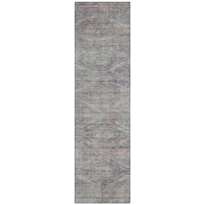 Emalisse Gray Washable Indoor - Outdoor Rug - LOOMLAN - LOOMLAN Rugs - Outdoor Rugs