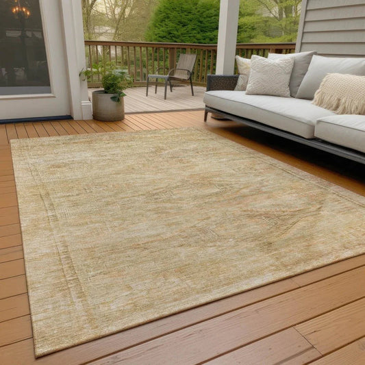 Emalisse Ivory Washable Indoor - Outdoor Rug - LOOMLAN - LOOMLAN Rugs - Outdoor Rugs