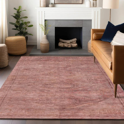 Emalisse Orange Washable Indoor - Outdoor Rug - LOOMLAN - LOOMLAN Rugs - Outdoor Rugs