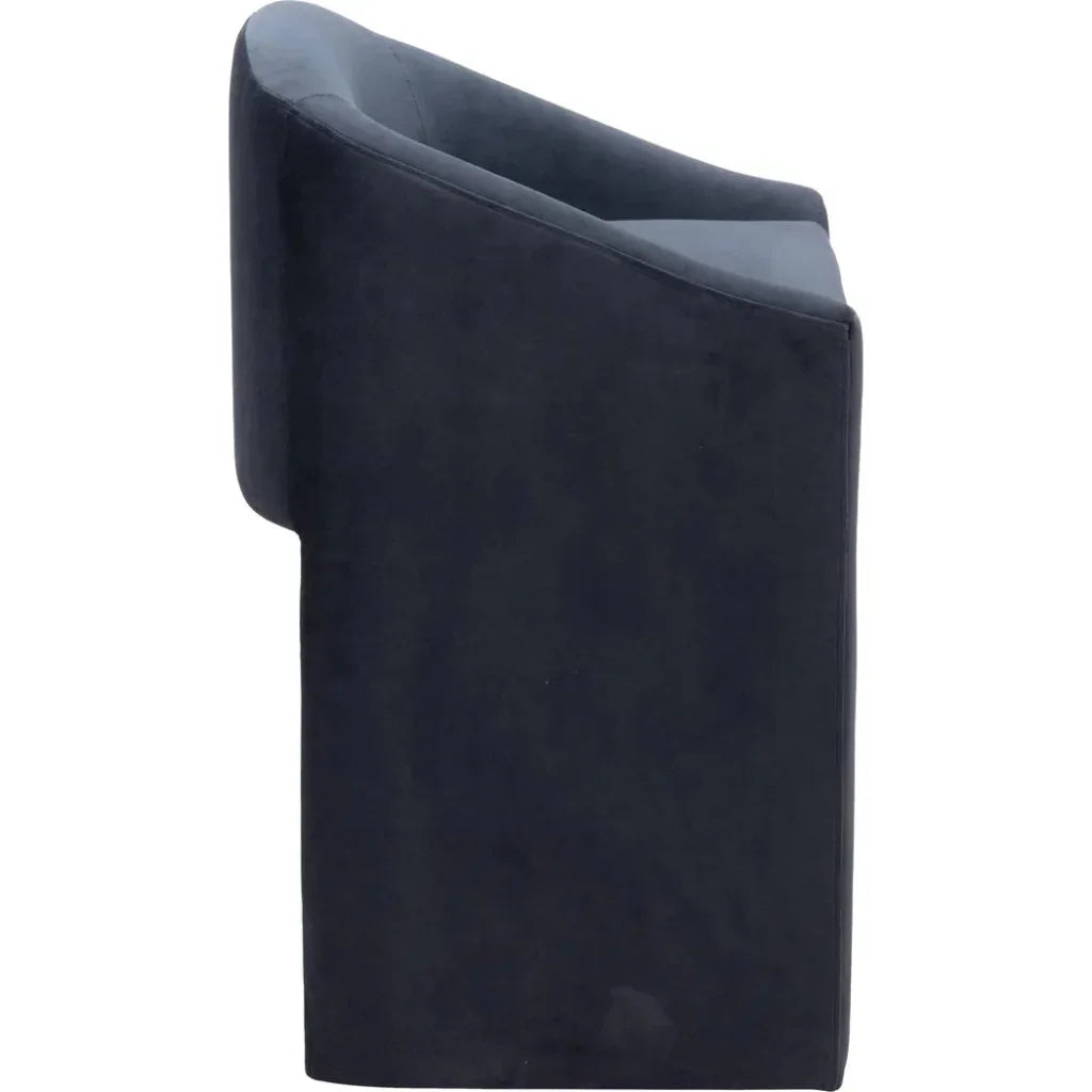 Emas Counter Stool Midnight Gray - LOOMLAN - Zuo Modern - Counter Stools