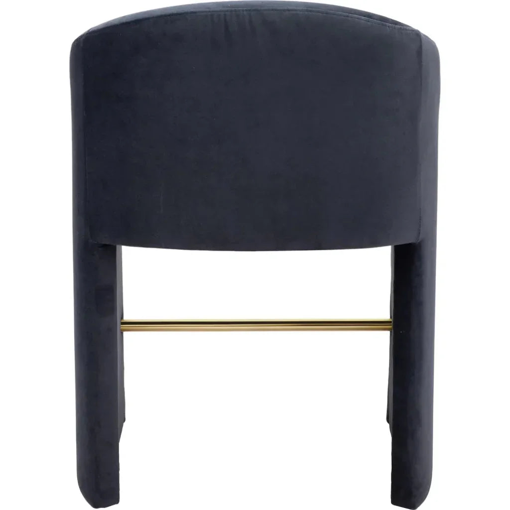 Emas Counter Stool Midnight Gray - LOOMLAN - Zuo Modern - Counter Stools