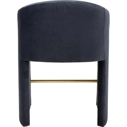 Emas Counter Stool Midnight Gray - LOOMLAN - Zuo Modern - Counter Stools