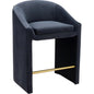 Emas Counter Stool Midnight Gray - LOOMLAN - Zuo Modern - Counter Stools