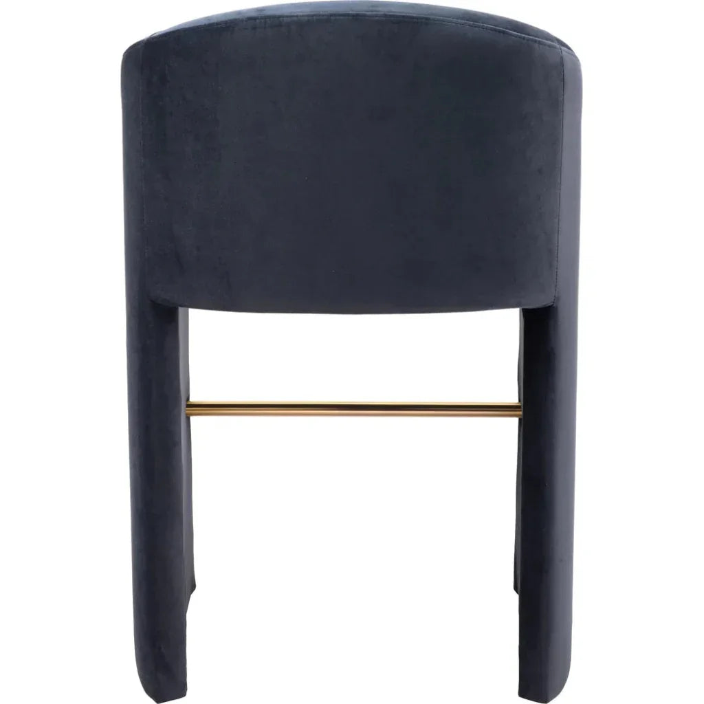 Emas Barstool Midnight Gray - LOOMLAN - Zuo Modern - Bar Stools
