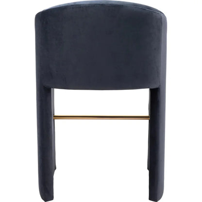 Emas Barstool Midnight Gray - LOOMLAN - Zuo Modern - Bar Stools